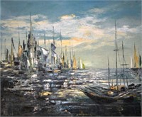 Anita Newman, 'Harbour Reflections',