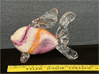 Vintage Blown Glass Fish