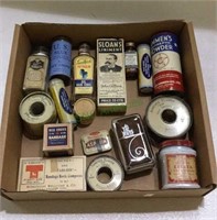 Vintage medical and hygiene products includes