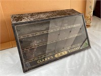 Vintage Clarks O.N.T. Boilfast cabinet display