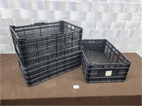 3 Plastic crates