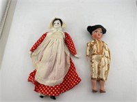Vintage lady doll and her Matador.