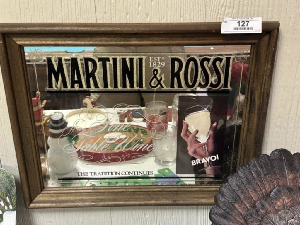 Martini & Rossi Advertising Mirror