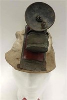 Vintage Miners Cap With Lamp