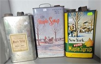 MAPLE SYRUP TINS