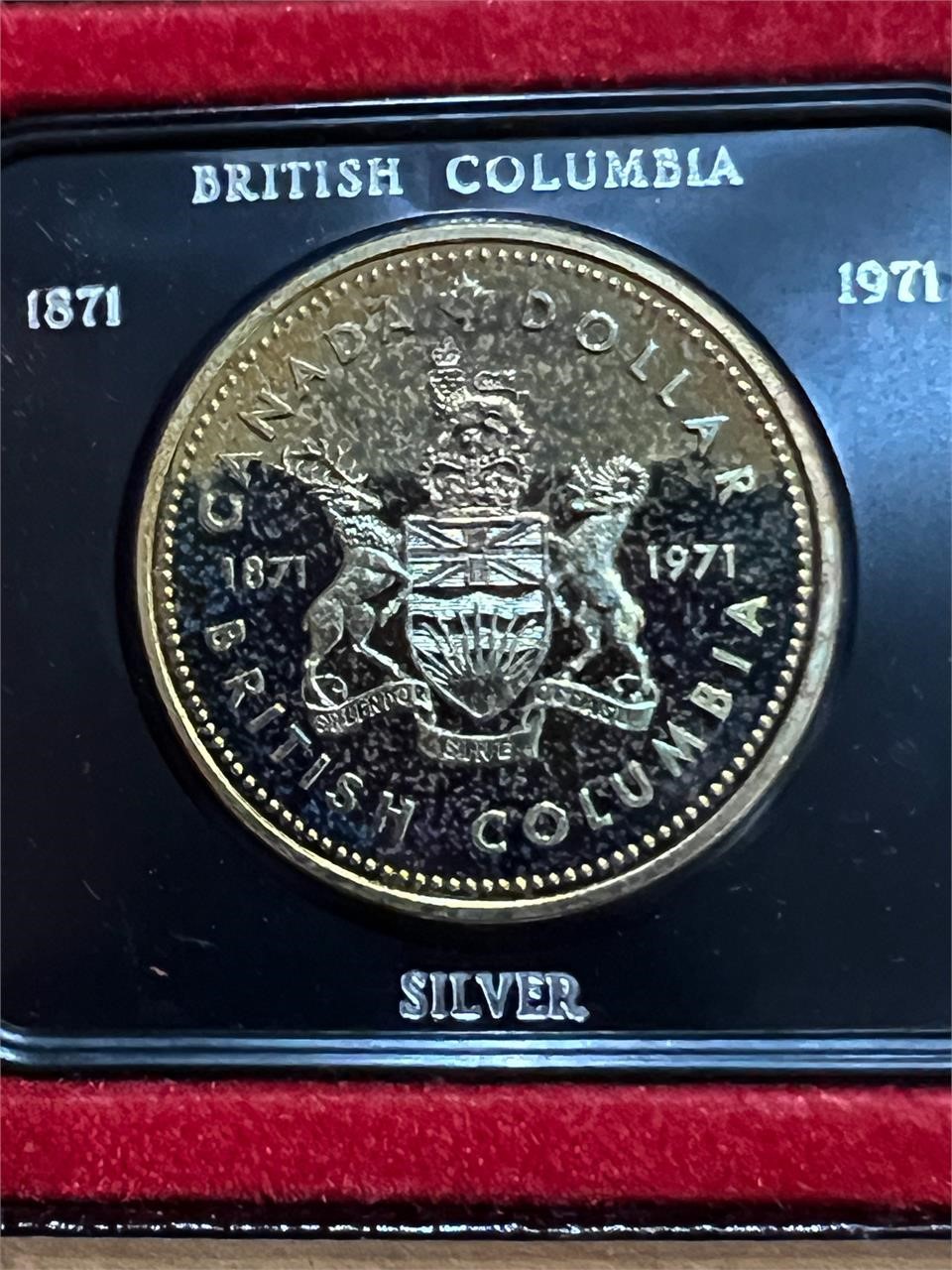 1971 Cdn Silver Dollar - British Columbia