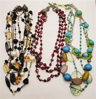 (T) Costume Necklaces (16" to 18" long)