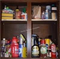 (K) Lot of Cleaning & Other Household Supplies