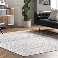 nuLOOM 8' Square Moroccan Blythe Accent Rug