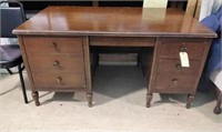 Vintage Wooden Executive Desk