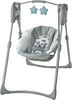 (N) Graco Slim Spaces Compact Baby Swing, Humphry