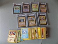 Pokemon Card Lot 56 1999 Shadowless + 7 KSA Grades