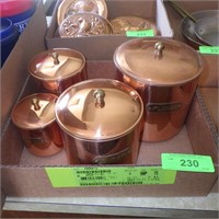 COPPER PLATED CANISTERS (KOREA)