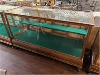 Antique Wood Glass Show Case