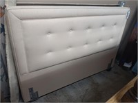 QUEEN FABRIC HEADBOARD WITH FRAME