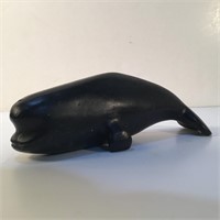 WHALE SOAPSTONE CARVING