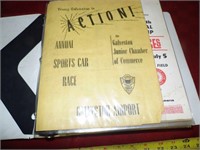 Album Vtg Houston & Galveston Racing Pgms Papers