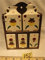 Vintage Pineapple Spice Rack - JAPAN Oil & Vinegar