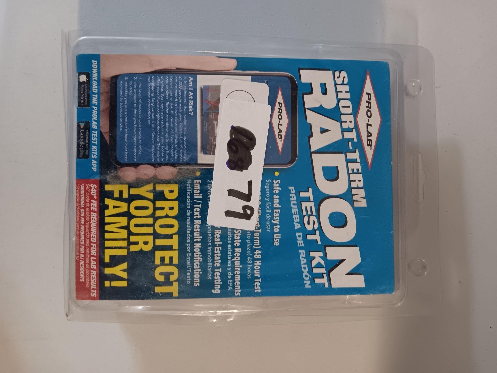 radon test kit