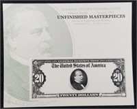 BEP Souvenir Card B179 Proposed 1923 $20 FRN