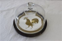 Vintage Goodwood Cheese Plate w/ Dome