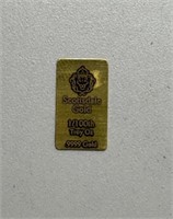 1/100th oz SCOTTSDALE GOLD