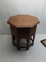 Antique Small Asian Octagon Folding Table