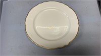 15- Ivory Scalloped China 10" Dinner Plate