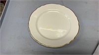 20- Ivory Scalloped China 10" Dinner Plate