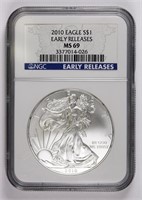 2010 AMERICAN SILVER EAGLE