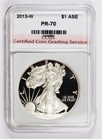 2013-W PROOF AMERICAN SILVER EAGLE