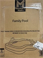 MM family Pool 120inx110inx18in