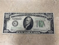 1934 A 10.00 DOLLAR BILL