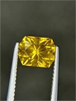 1.85 Carats Fancy Cut Natural Yellow Citrine