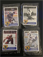 4 Greatest Goalies Cards Hextall, Plante Sealed