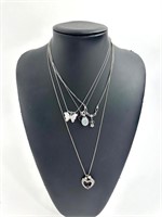 Sterling Necklaces and a Sterling Pendant