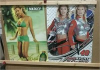 Two Alcohol Related Advertising Posters