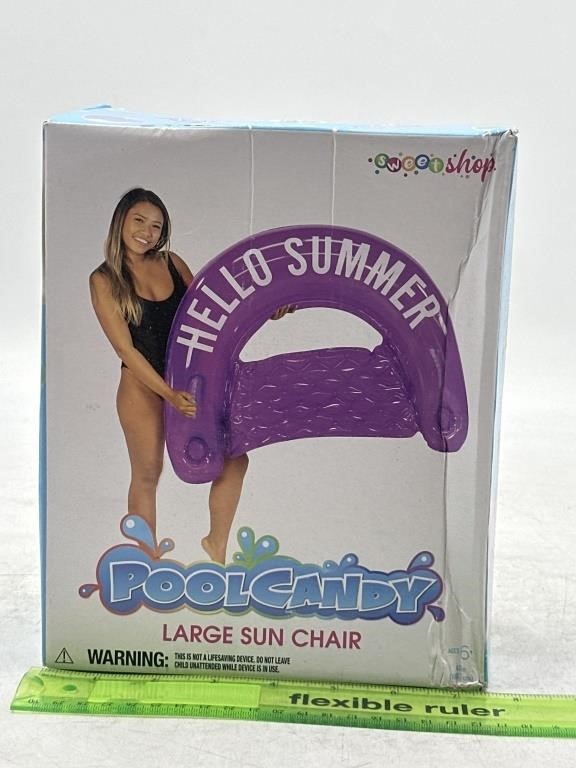 NEW Pool Candy Large Sun Chair "HELLO SUMMER"