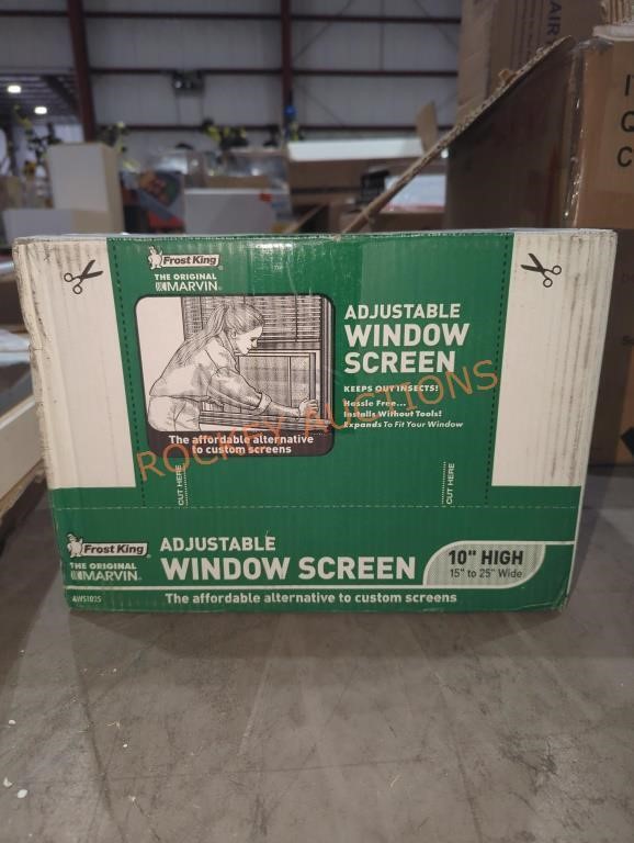 Frost King Adjustable Window Screen 10"×15"-25"