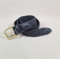 Men's Braided Leather Belt