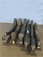 6 Various Sized Conveyer Rollers