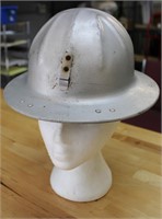 Vintage Logger Metal Safety Hat