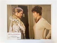 Rich and Famous original 1981 vintage lobby card