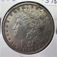 1886 Morgan Silver Dollar