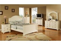 Elements Brook White Full Size Bedroom Suite