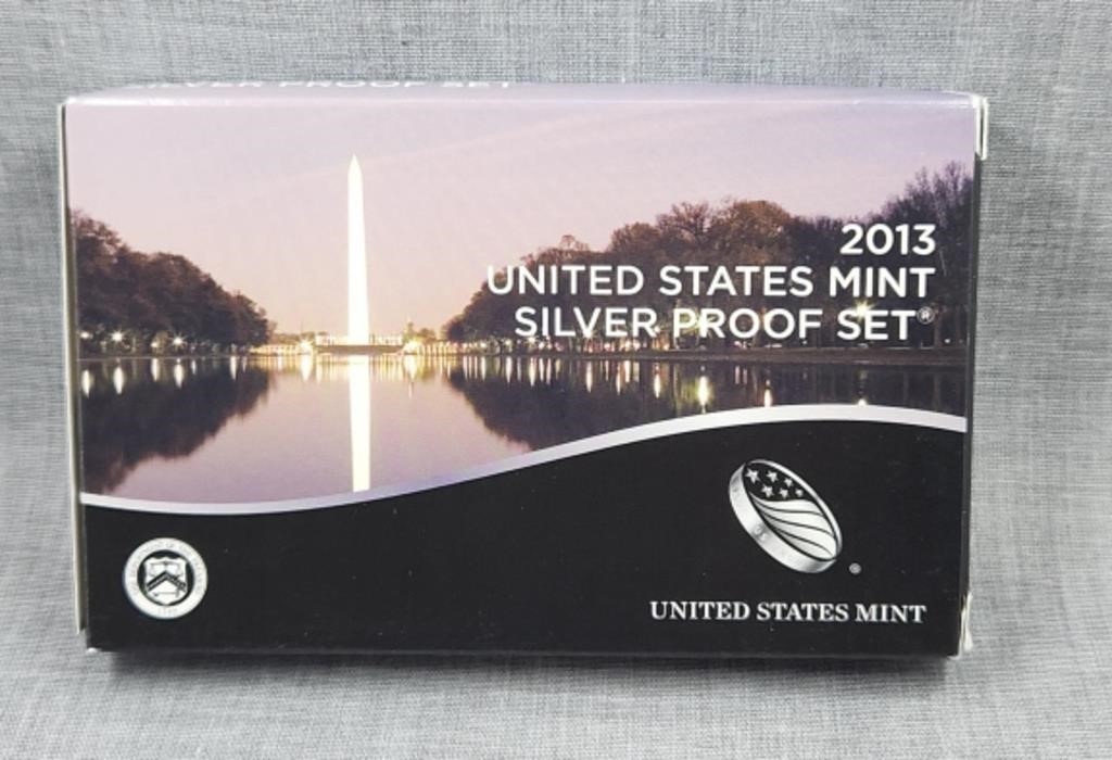 2013 United States Mint Silver Proof Set