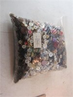 Bag with Vintage Buttons