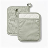 2pk Potholder Sage Green - Figmint