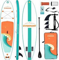 Overmont Inflatable SUP with Paddle Board Kit