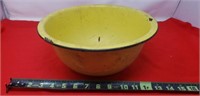 Yellow Enamel-ware Bowl